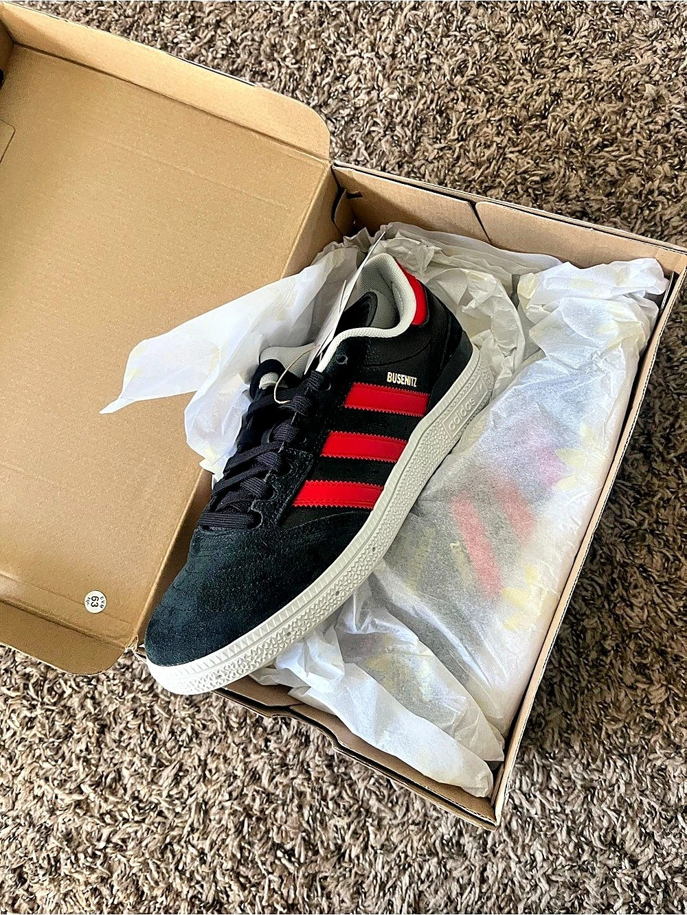 adidas Busenitz Men's Sneakers Black & Red US 8